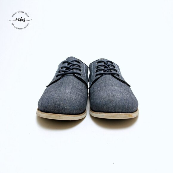 G.H. Bass & Co. Liam Denim Lace Up Derby Shoes - Picture 3 of 13